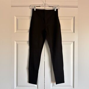 Three Dots Black High-Rise Ponte Leggings